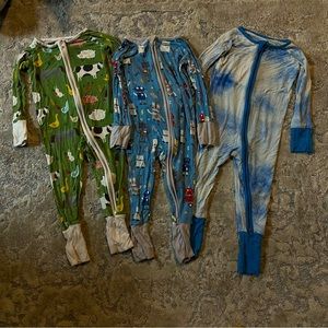 Little Sleepies Bundle (3) 6-12 month Zippies